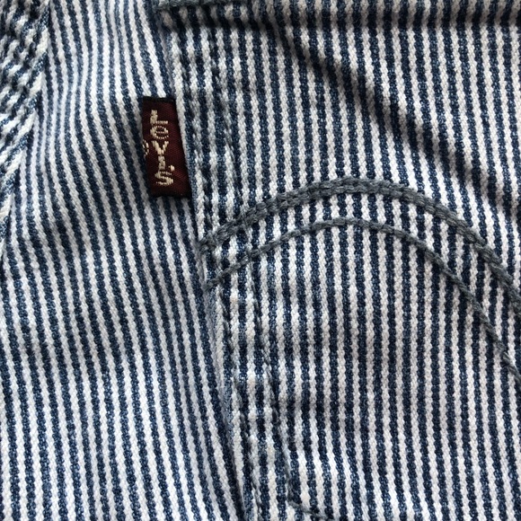 🍃Pinstriped railroad Levi’s Jeans🍃Waist 25 “🍃 - Picture 6 of 11